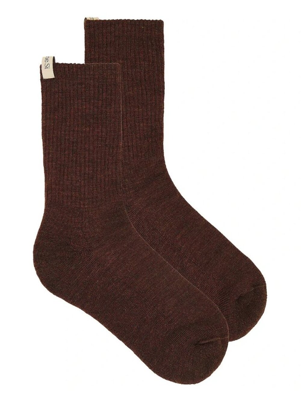 Comme Si The Merino Tube Sock in Cocoa Brown